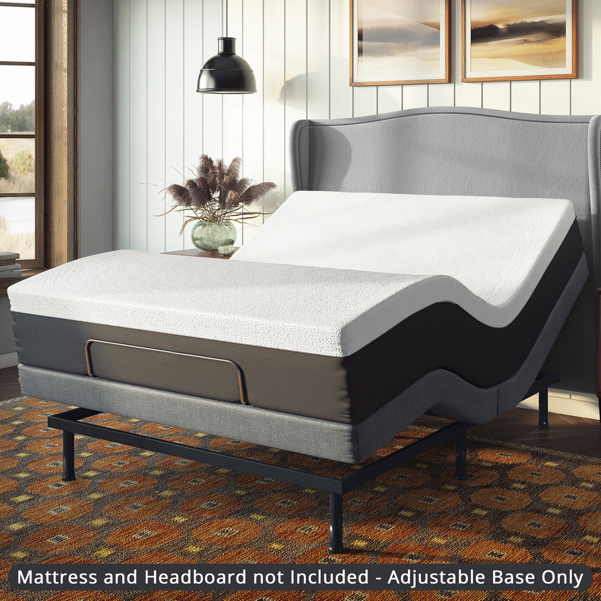 Posture Plus Upholstered Powered Adjustable Bed Base