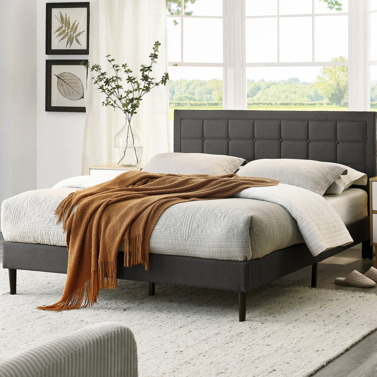 Mornington Upholstered Platform Bed Frame