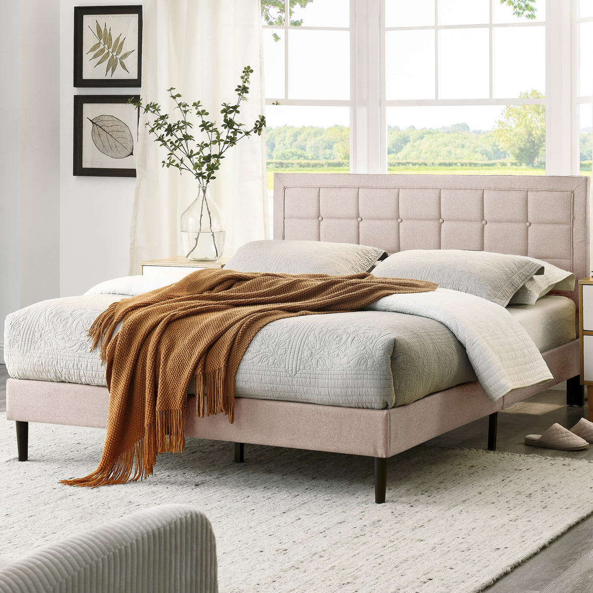 Mornington Upholstered Platform Bed Frame