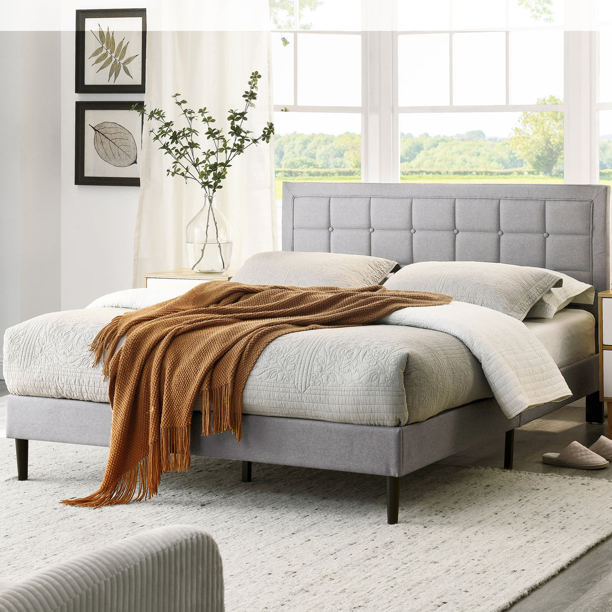 Mornington Upholstered Platform Bed Frame