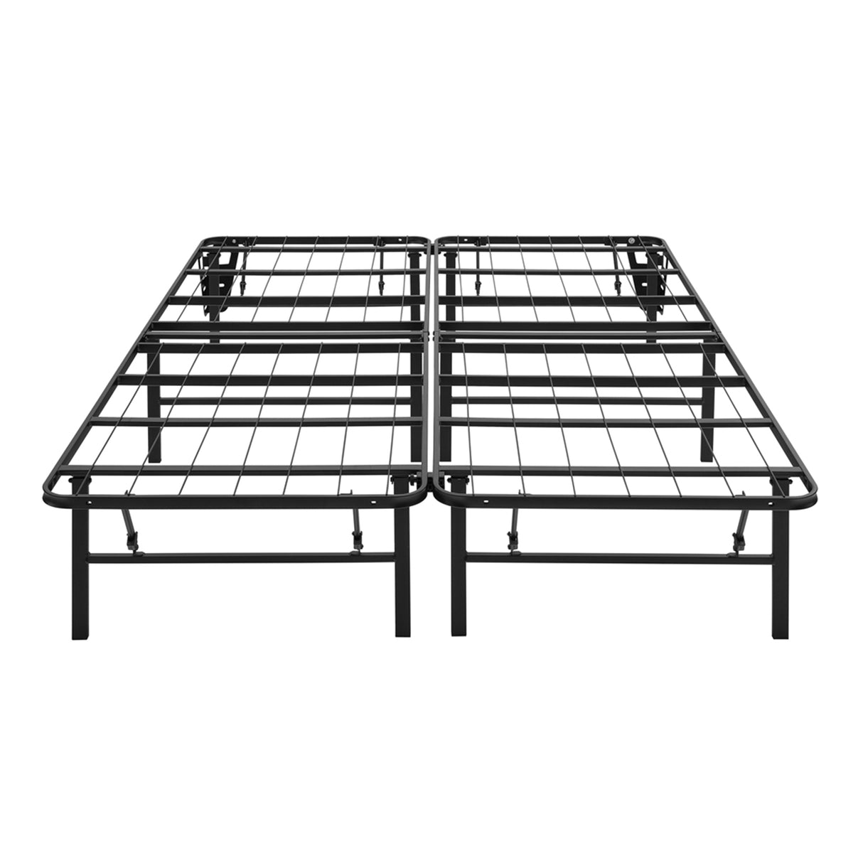 Hercules Heavy-Duty Platform Metal Bed Frame with Headboard Attachment