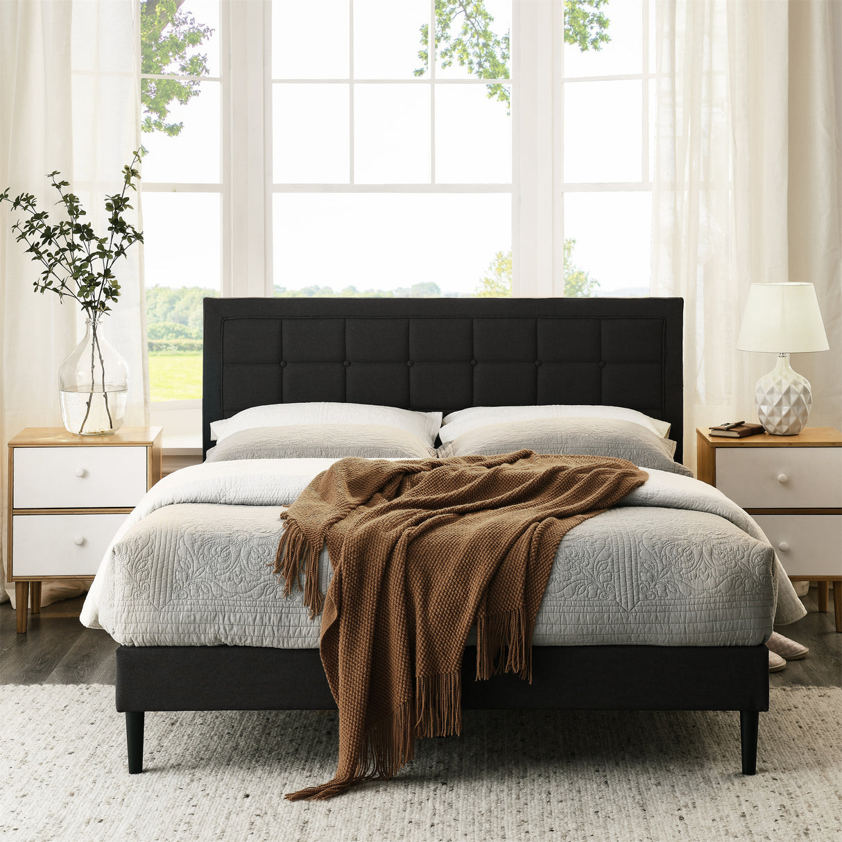 Mornington Upholstered Platform Bed Frame