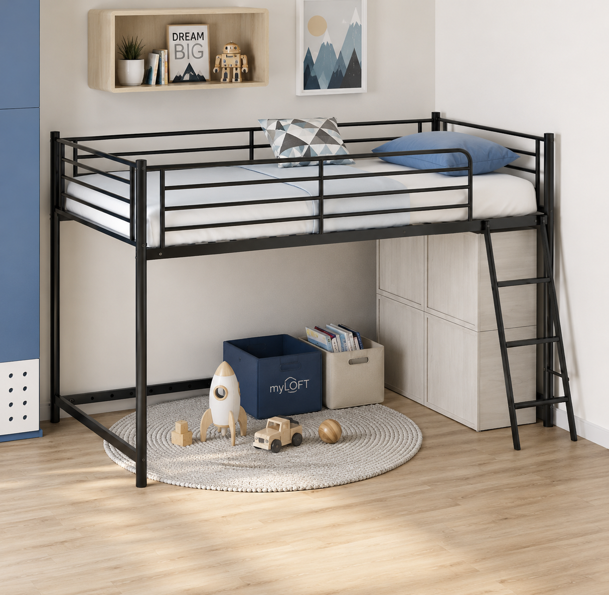 myLoft Metal Loft Bed