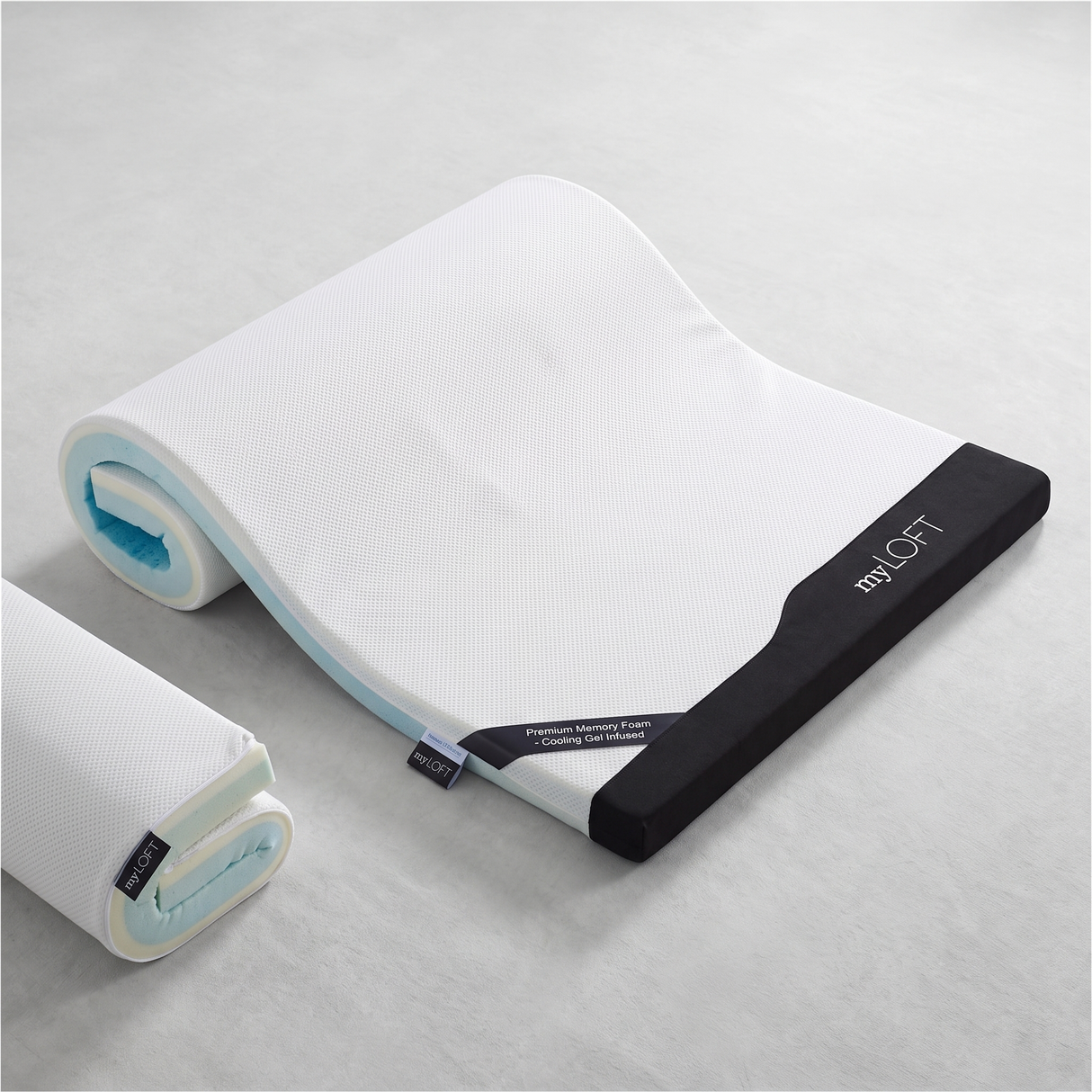 myLoft Cooling Memory Foam Mattress Topper