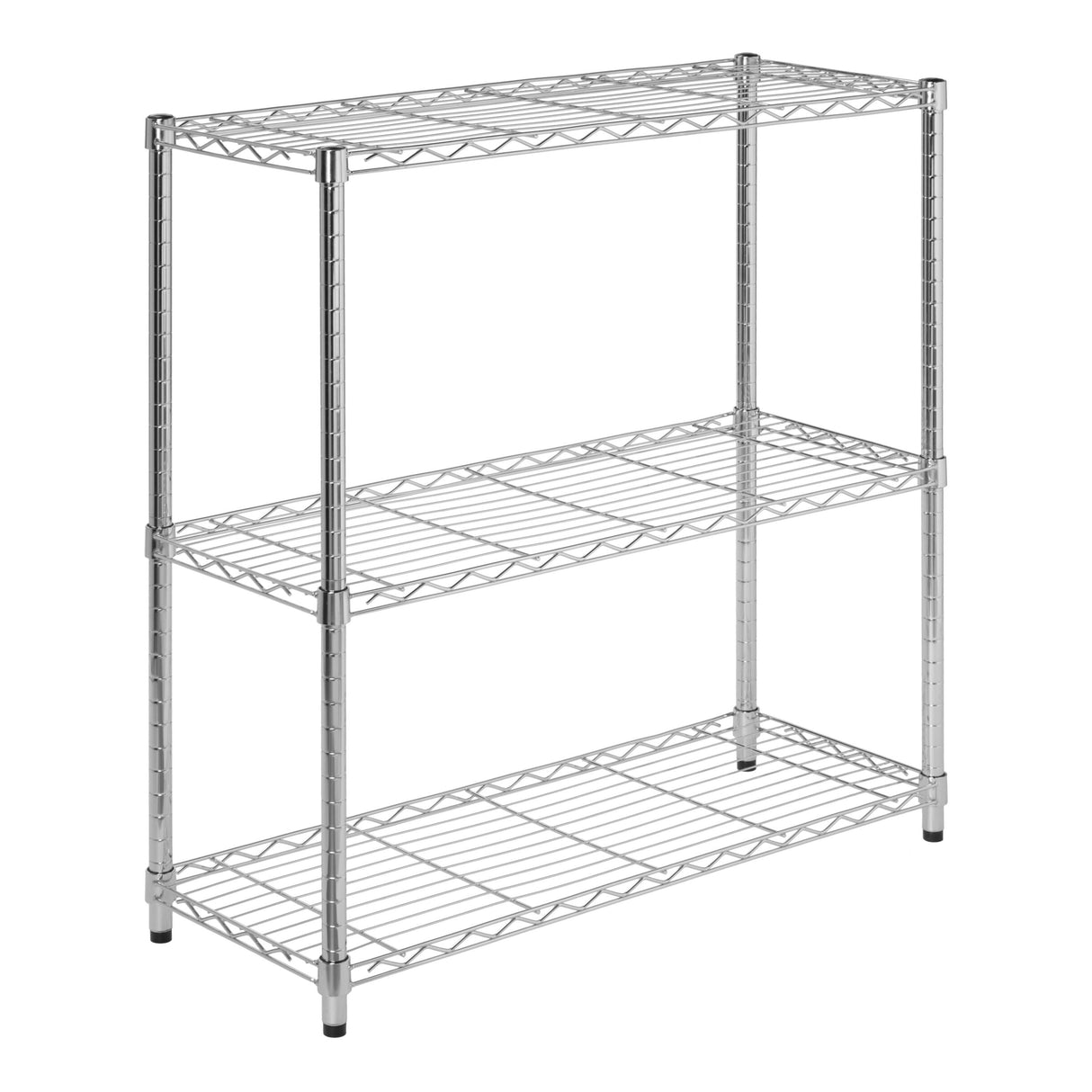 Brutis 3-Tier Heavy Duty Adjustable Shelves, Metal Storage Rack with 250-lb Shelf Capacity
