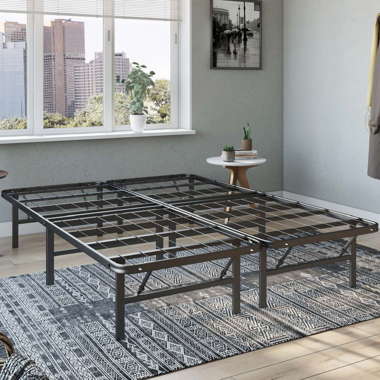 Hercules Heavy-Duty 14-Inch Platform Metal Bed Frame