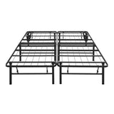 Hercules Heavy-Duty Platform Metal Bed Frame with Headboard Attachment