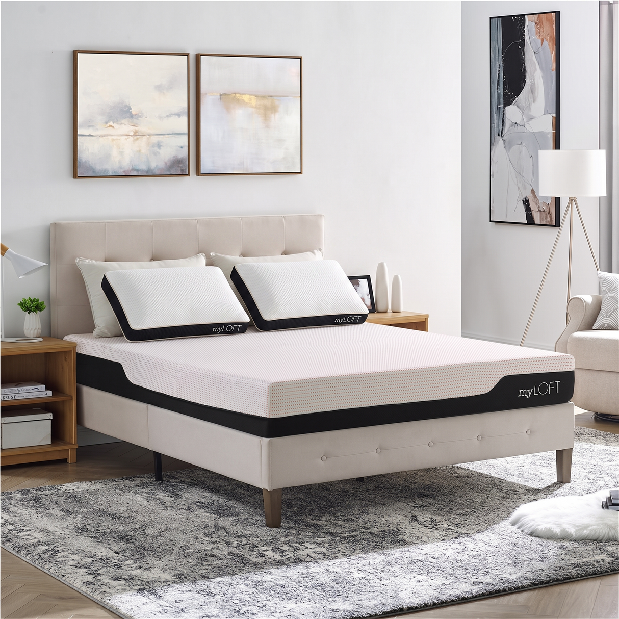 myLoft Cooling Memory Foam Pillow (2-Pack)