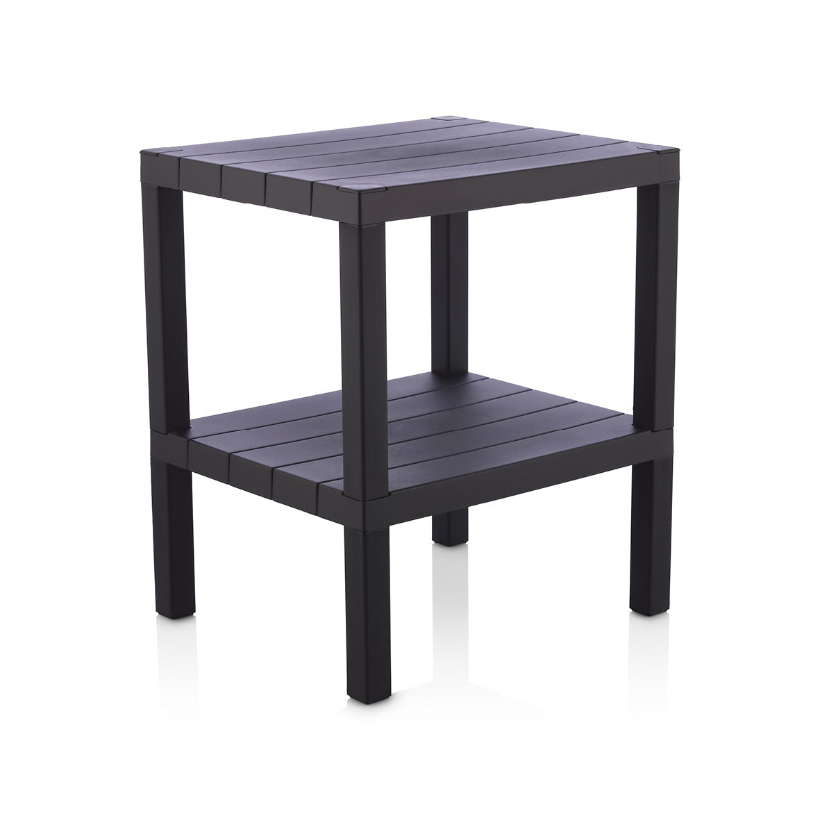 Brutis Storage Shelves- No Tools Required, Plastic Modular Shelving Unit 2-Tier Organizer