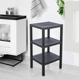 Brutis Storage Shelves- No Tools Required, Plastic Modular Shelving Unit 3-Tier Organizer