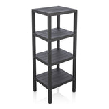 Brutis Storage Shelves- No Tools Required, Plastic Modular Shelving Unit 4-Tier Organizer