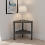 Brutis Corner Storage Shelves- No Tools Required, Plastic Modular Shelving Unit 2-Tier Organizer