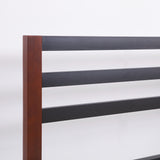Tilbury Wood Slat and Metal Platform Bed Frame with Headboard | Mattress Foundation