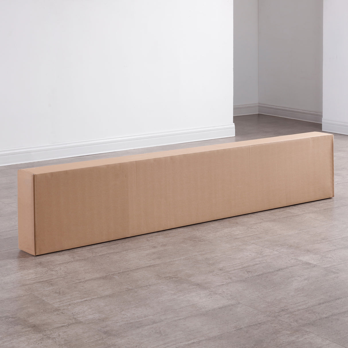 Tilbury Wood Slat and Metal Platform Bed Frame with Headboard | Mattress Foundation